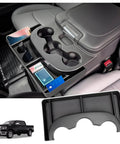 Center Console Cup Holder Organizer For Dodge RAM 1500 And 1500 Classic 2500 And 3500 Jump Seat With 3 Cup Holders Front Storage Tray