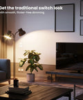 Paddle Dimmer Switch For Dimmable LED Lights Dual Pack With Single Pole Or 3 Way Control Overheat Protection Includes Wall Plates And Installation Hardware For Easy Home Lighting Upgrades, in living room wall