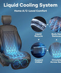 Liquid Cooling Car Seat Cover For Front Seat, Real Liquid Chill System Not A Fan, 3 Modes, Ultra Quiet, Fits Cars SUVs Trucks