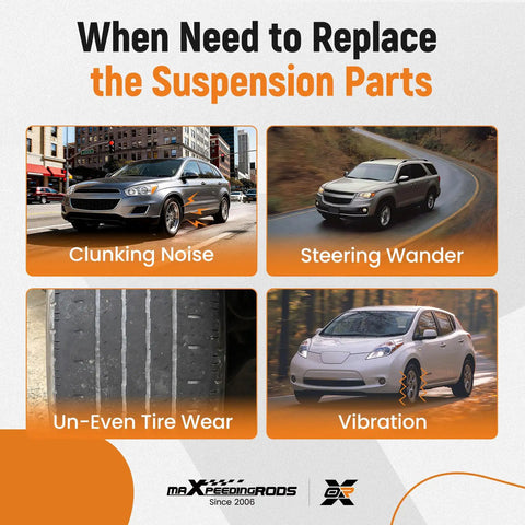 Front Outer Tie Rod Ends Pair For Nissan Sentra 2013 2019 And Compatible Models Leaf 2018 2019 NV200 2013 2019 City Express 2015 2018 Driver And Passenger Side, steering parts symptoms graphic