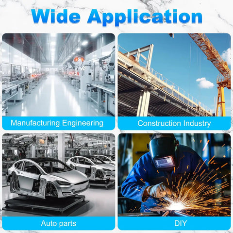 Wide applications for Two Pack 1018 Carbon Steel Rods in manufacturing, construction, auto parts, and DIY projects.