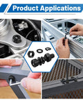 Top Shelf 190PC M6 Hex Socket Head Cap Screw And Nut Assortment Kit With Washers featuring durable 12.9 alloy steel in various application examples.