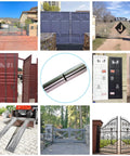 Weld-on bullet hinge, 4-inch steel, close-up pin view for detachable ball-bearing gate hinge
