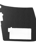 Heavy Duty Abs Battery Box Cover For C5 Corvette 1997 To 2004, black thermoplastic lid with cutouts for proper fit.