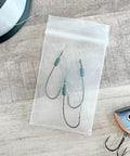 Heavy Duty 2x3 Inch 6 Mil Zipper Reclosable Bags Clear LDPE Food Storage Pack of 200 Two Packs of 100 Ideal for Small Parts Crafts Snacks and Quick Organization, holding fishing hooks
