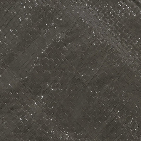 Close-up of dark gray surface of 16 By 20 Foot Plastic Reversible Heavy Duty Tarp Laminated On Both Sides for outdoor projects.