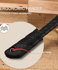 Foldable 9 Inch Kataba Pull Saw ergonomic handle, SK5 steel, for dowel, hardwood, and softwood woodworking projects.