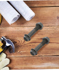 Heavy Duty Double End Stud Bolts Set 4 Piece For Outdoor Construction And Automotive Projects Carbon Steel Dual Ended Screws