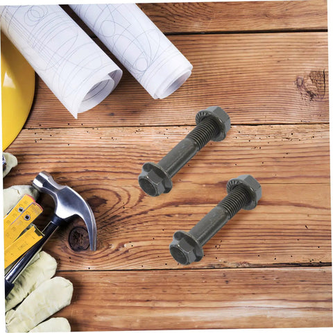 Heavy Duty Double End Stud Bolts Set 4 Piece For Outdoor Construction And Automotive Projects Carbon Steel Dual Ended Screws