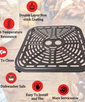 Straight Up Premium Air Fryer Grill Plate For Cosori 6 8 Quart Cookers boasted smooth nonstick surface and high temperature resistance.