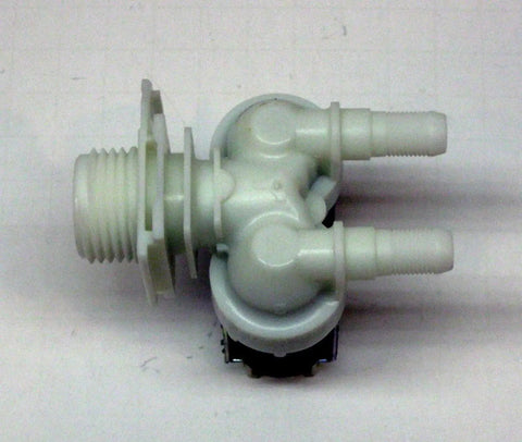 Cold Water Inlet Valve Replacement For Washing Machines, Fits PS8713229 AP3758492, Part 422244, plastic dual-hose inlet valve