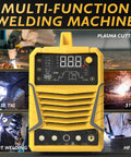 5 In 1 Portable Welding Machine With Cut HF TIG Pulse TIG Spot Weld And Stick, 50A Plasma Cutter, 200A TIG Welder, 180A Stick