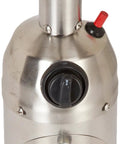 Close-up of Portable Patio Tabletop Propane Heater 10000 BTU with Auto Shutoff Valve CSA Approved Stainless Steel Outdoor Heating