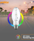 Powerhouse 400W Metal Halide Bulb With Mogul Base E39 For Outdoor And Commercial Lighting, 36,000 Lumens, 4000K Cool White