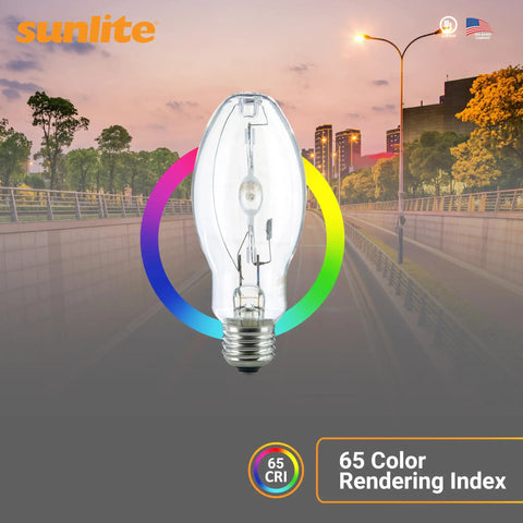 Powerhouse 400W Metal Halide Bulb With Mogul Base E39 For Outdoor And Commercial Lighting, 36,000 Lumens, 4000K Cool White