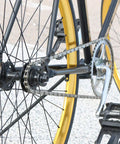 1 Speed Bicycle Chain 122 Links Beefy Forged Steel For Easy Install And Clean Smooth Lubrication Precise Fit For Road Hybrid And Mountain Bikes