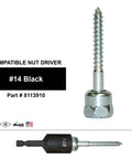 Wood Anchor Vertical Threaded Rod Screw Length One Quarter Inch By Three Inch Steel With Zinc Finish No Pre Drilling Required