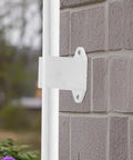 2 Pack Retractable Awning Crank Bracket For RV Camper And Patio Shades Crank Holder With Mounting Screws Must Have Replacement For 13mm Roller Rod Easy Install Mounting Hardware Heavy Duty Shade Accessory For Camping And Vacation mounted on a brick wall