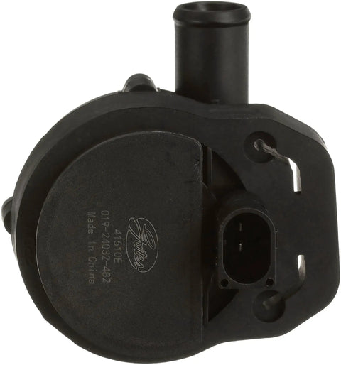 Top Tier Electric Engine Water Pump Featuring Sealed Housing Plus Integrated Gaskets For Hella Reliable Coolant Control And Zero Leak Performance Straight Up Direct Fit Replacement For Your Daily Driver, viewed from the side.