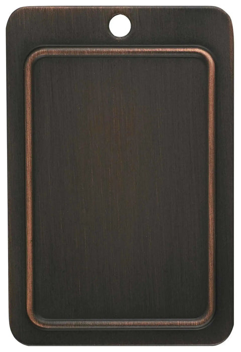 Traditional Round Cabinet Knob In Oil Rubbed Bronze Finish With Subtle Copper Highlights A close-up view highlighting the elegant design.