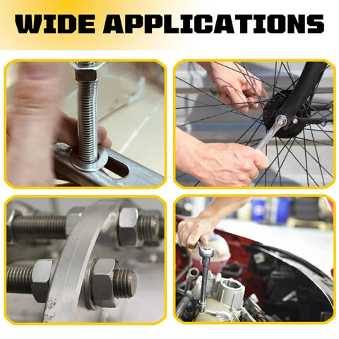 Various applications of Heavy Duty M6 Stainless Steel Flat Washers 18 Mm Fender Style for screws and bolts in different settings