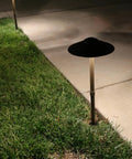 3W Low Voltage Landscape Path Lights 12V Bronze Outdoor Garden Yard Waterproof With Replaceable G4 LED Bulbs 2 Pack illuminating pathway