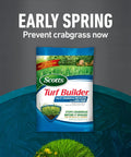 Scotts Turf Builder bag for early spring, part of Lawn Care Bundle for Small Northern Lawns With EdgeGuard Mini Broadcast Spreader.
