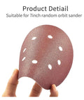 5 inch sanding disc with hook loop backing, featuring dust vent holes, suitable for orbital sanders, Super Smooth Results With 200 Pcs Of 5 Inch Sanding Discs Featuring Hook Loop Backing And Dust Vent Holes For Orbital Sanders In 40 To 180 Grit Sizes Ready For Any DIY Project Today.