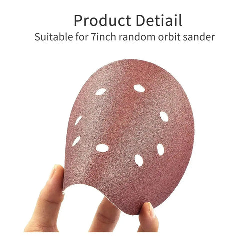 5 inch sanding disc with hook loop backing, featuring dust vent holes, suitable for orbital sanders, Super Smooth Results With 200 Pcs Of 5 Inch Sanding Discs Featuring Hook Loop Backing And Dust Vent Holes For Orbital Sanders In 40 To 180 Grit Sizes Ready For Any DIY Project Today.
