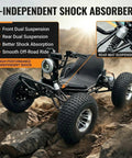 Electric Off Road Go Kart For Adults And Kids, Beast Mode Brushless Peak 4000W Power, rugged on rocky terrain with shock absorbers