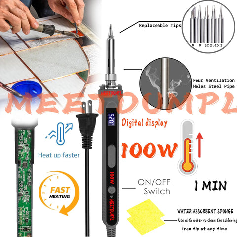 Stained Glass Craft Kit For Adults With Full Glass Art Tools Set Including 100 Watt Soldering Iron in use and components displayed