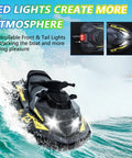 Brushless RC Jet Boat With Water-Cooled Motor For Max Torque And Quick Cool Runs High Speed 25 KMH Remote Control Boat