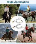 Two Pack Stainless Steel Horse Spurs For Men And Women Ride Ready Western Cowboy Boot Spurs For Riding Equestrian Training