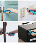 Ultra Handy 68 Piece Ratcheting Screwdriver Set With Magnetic Bits And Sockets used for door, outlet, chair, and appliance repair
