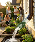 Installed Angled Drainage Grate Yard Drain No Fuss Outdoor Drainage Tool With Built-In Grille Cover for water flow in garden