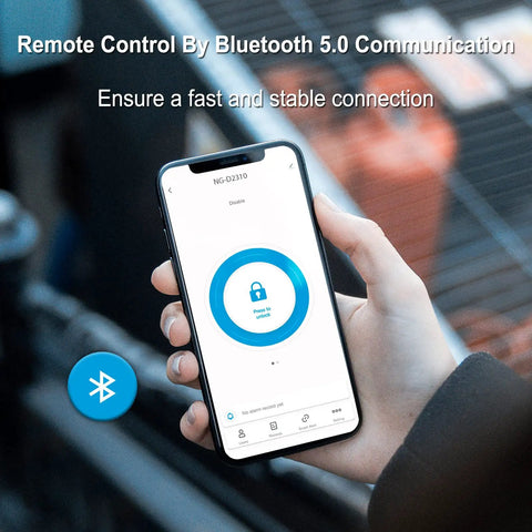 App showing Smart Deadbolt With Bluetooth And Biometric Fingerprint Keypad For Fast No Keys Needed Entry in use on smartphone screen.