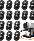 16 Piece Self Adhesive Appliance Wheels With 360 Degree Swivel Casters And Dual Steel Ball Bearings For Easy Glide