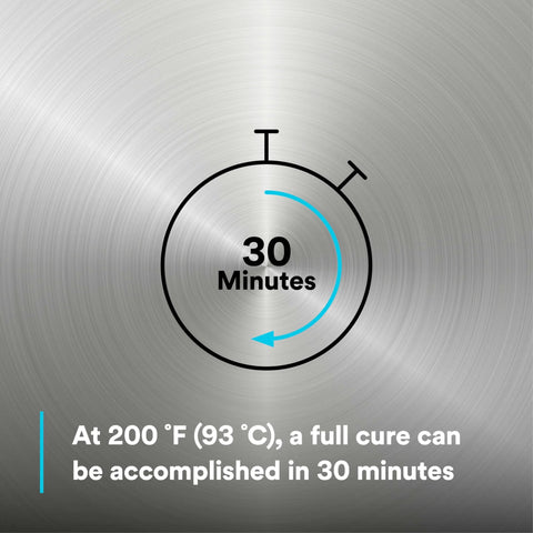 Epoxy Adhesive 2216 Gray Heat-Resistant Two-Part B/A Tube Kit curing time 30 minutes at 200°F (93°C)