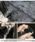 Heavy Duty Self Adhesive Asphalt Roofing Tape With Thick Aluminum Foil Backing For Quick Leak Sealing And Bulletproof Waterproof Exterior Cladding Roll showing texture and application.