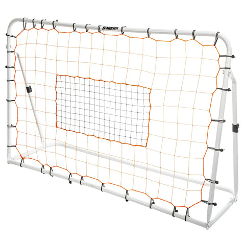 Adjustable Soccer Rebounder 6 Foot By 4 Foot For Training With Angles To Practice Ground Passes Knee Chest And Head Trapping