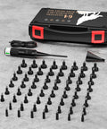 Rechargeable Green Bore Sight Laser Kit With 64 Adapters for Calibers .17 HMR Up to 12 Gauge with case and accessories