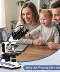 2MP 1080P Digital Eyepiece Microscope Camera For 23.2mm Eyepieces And Most Trinocular Phototubes With S Viewer For Measuring And Annotation Compatible With Windows 7 To 11 And macOS Hands Free Live View For Teaching QC And Lab Use, on microscope