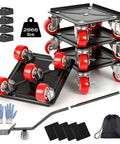 Heavy Duty Furniture Dolly With 5 Wheels For Easy Moving Of Heavy Furniture In Home Or Office, Durable Moving Dolly Kit