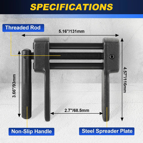 Heavy Duty Upgrade Disc Brake Pad Spreader Tool For Calipers, Universal Piston Separation And Brake Caliper Compression