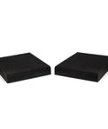 High Density Acoustic Foam Isolation Pads For Bookshelf Speakers And Studio Monitors Pair 8.5 By 6.35 Inches side view
