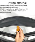 Two Pack 26 Inch Rim Strips 65mm Wide 0.6mm Thick Fat Tire Liner Nylon Inner Tube Cushion Protector Anti Puncture For Bikes