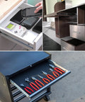 13.5 Inch Drawer Slides Runners With Metal Ball Bearing for smooth telescoping in desk and cabinet drawers, 17mm wide, 342mm long