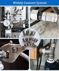 Two Pack Stainless Steel Bushing One To Three Quarter Inch NPT Reducer One Inch Male To Three Quarter Inch Female Hex Pipe Fitting Set For Quick Hose And Tube Connections Beefy Heavy Duty Leak Free Easy Fit in plumbing connections