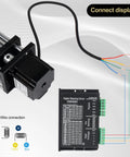 Digital stepping driver DM556D connected to CNC Linear Stage Actuator With Double Optical Axis Slide Rail And 1204 Ball Screw