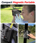 Golf Rangefinder With Slope And 1200 Yard Range, 7X Magnification, Magnetic Bracket, Flag Pole Lock, USB C Rechargeable